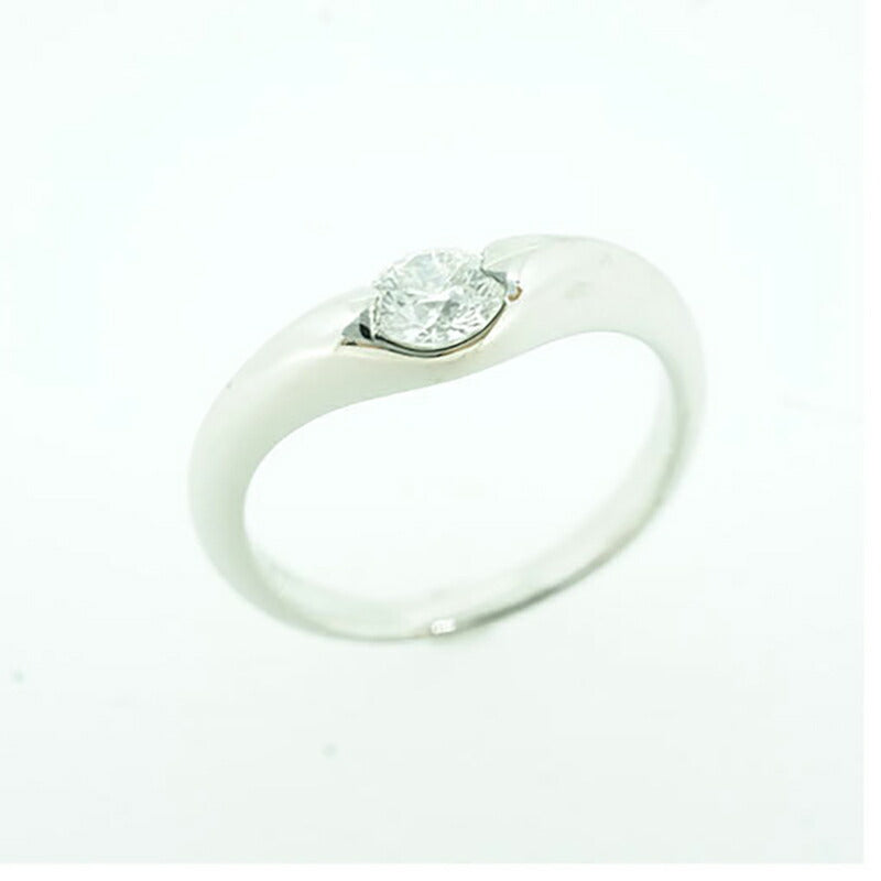 【jt004】 リング Pt900 プラチナ ダイヤモンド 0.281ct 12号【中古】レディース