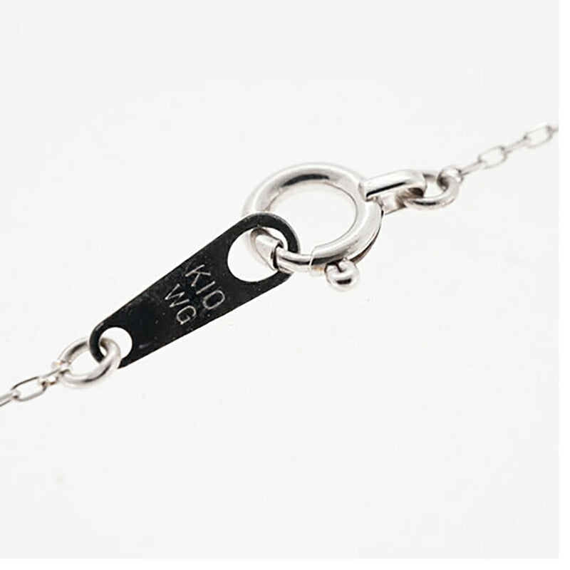 【jt109】 ネックレス K10YG イエローゴールド ダイヤモンド 0.01ct 未使用【中古】レディース