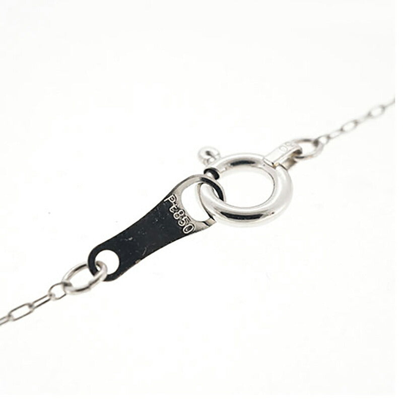 【ju159】 ネックレス Pt850 プラチナ Pt900 プラチナ ダイヤモンド 0.05ct 未使用【中古】レディース
