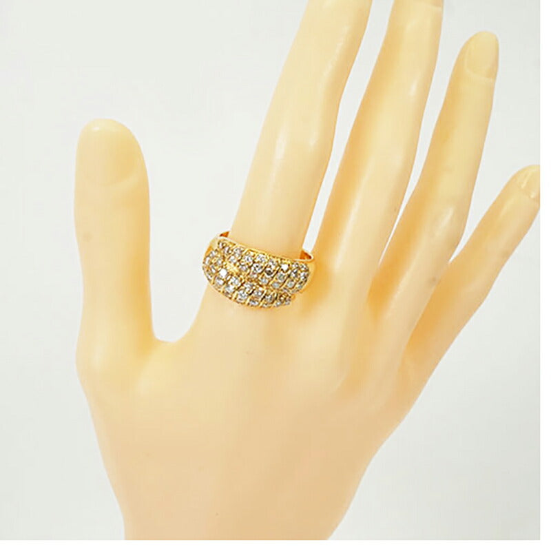 【ju251】 リング K18YG イエローゴールド ダイヤモンド 1.57ct 21.5号 未使用【中古】レディース