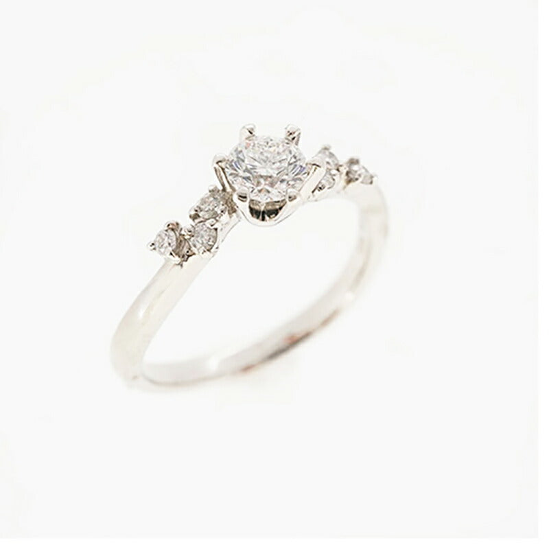 【ju181】 リング パヴェ Pt900 プラチナ ダイヤモンド 0.316ct 11号 未使用【中古】レディース