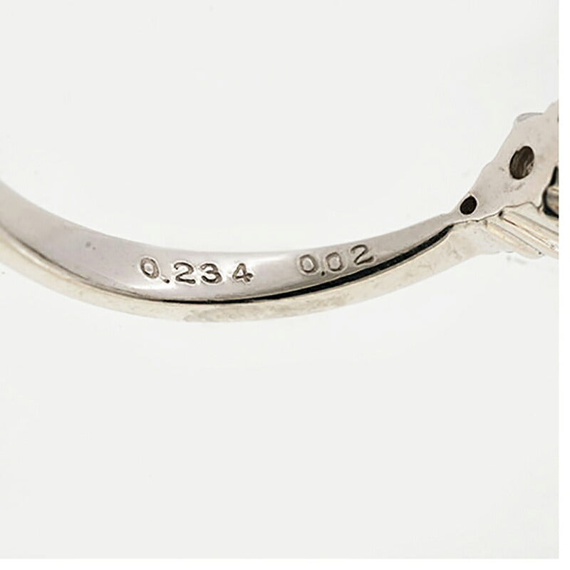 【ju200】 リング Pt900 プラチナ ピンクダイヤモンド ダイヤモンド 0.23ct/0.02ct 10.5号 未使用【中古】レディース