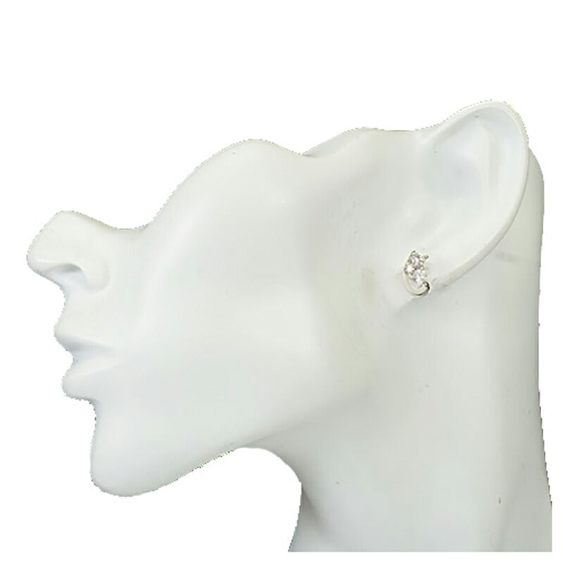 【jv402】 ピアス Pt950 プラチナ ダイヤモンド 0.25ct 未使用【中古】レディース