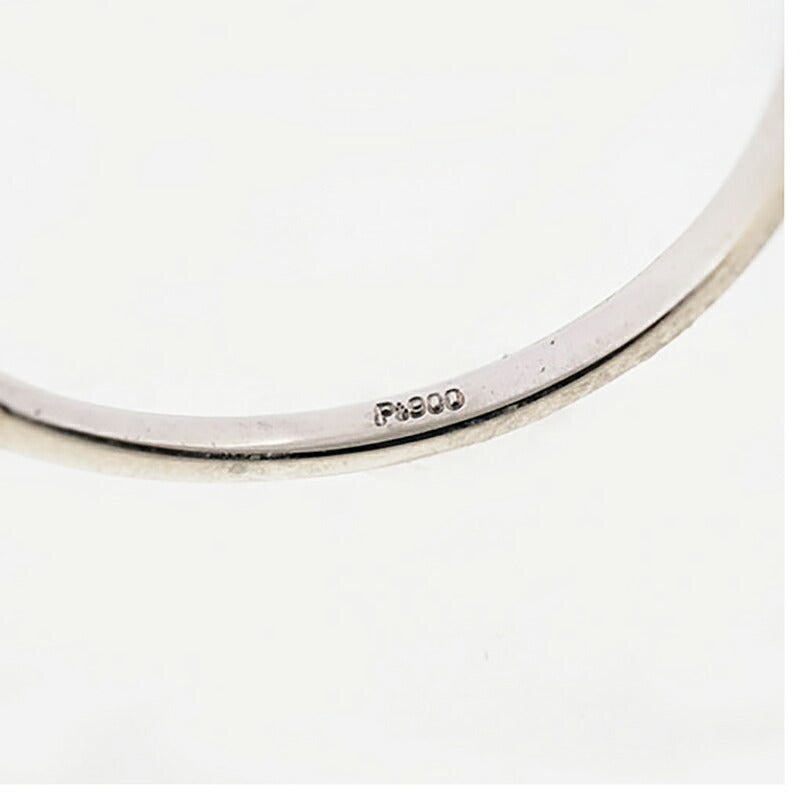 【jv486】 リング Pt900 プラチナ ダイヤモンド 0.241ct/0.1ct 10.5号 未使用【中古】レディース