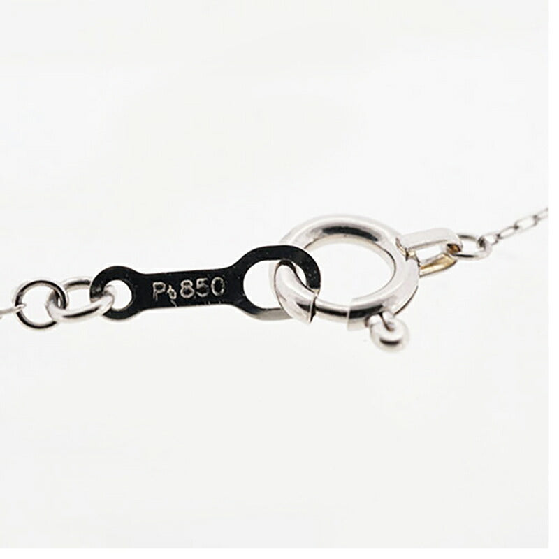 【jv491】 ネックレス Pt900 プラチナ ダイヤモンド 0.10ct 未使用【中古】レディース