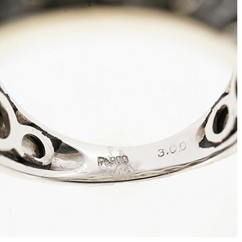 【jv492】 リング Pt900 プラチナ ダイヤモンド 3ct 11号 未使用【中古】レディース