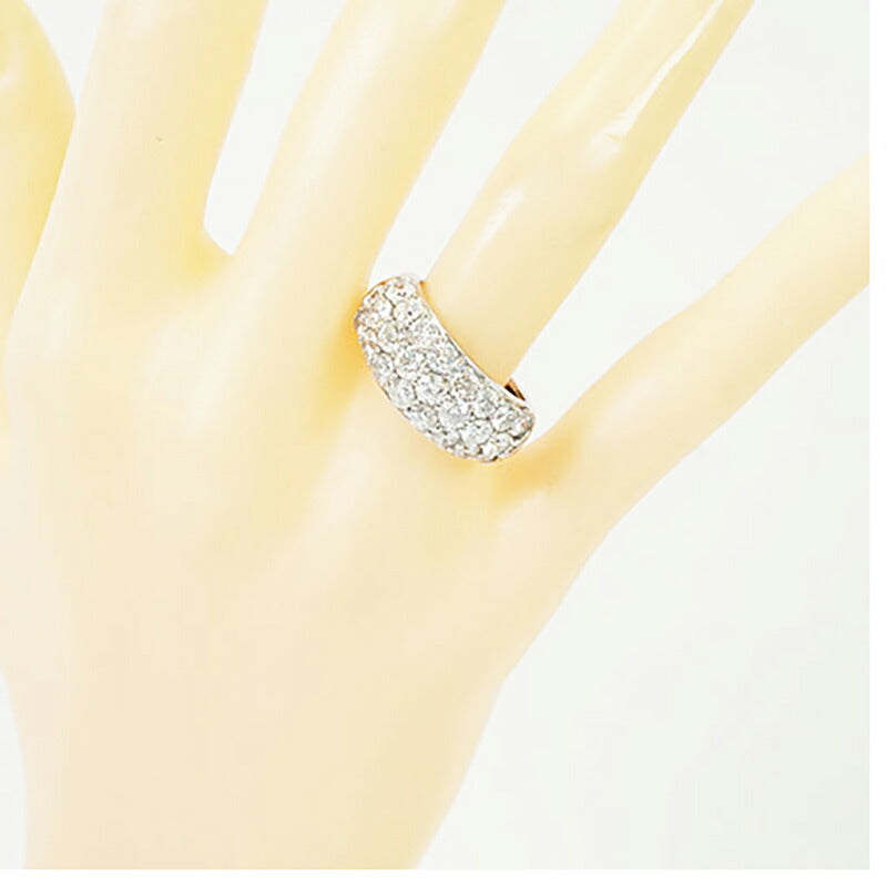 【jv492】 リング Pt900 プラチナ ダイヤモンド 3ct 11号 未使用【中古】レディース