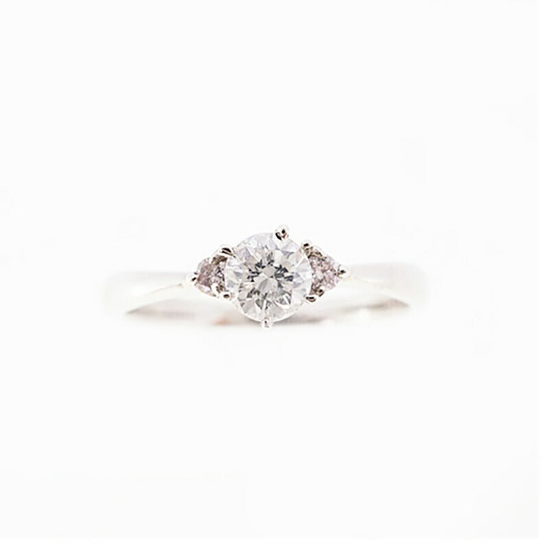 【jv513】 リング Pt900 プラチナ ダイヤモンド 0.358ct/0.05ct 10.5号 未使用【中古】レディース