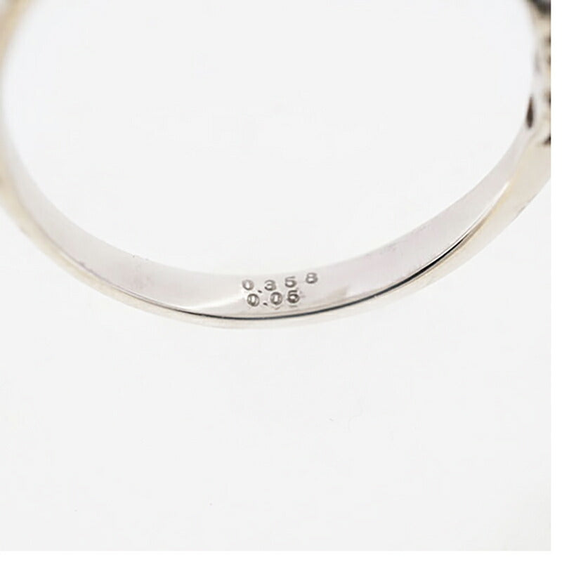 【jv513】 リング Pt900 プラチナ ダイヤモンド 0.358ct/0.05ct 10.5号 未使用【中古】レディース