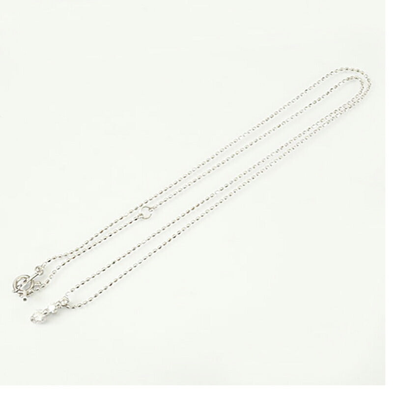 【jv523】 ネックレス K18WG ホワイトゴールド ダイヤモンド 0.15ct 未使用【中古】レディース