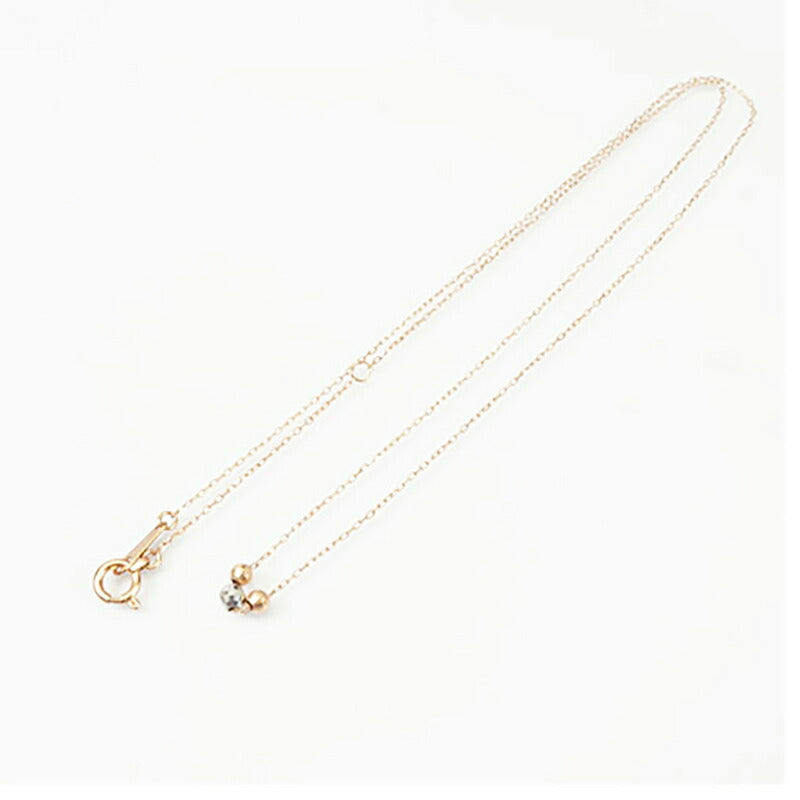 【jv531】 ネックレス K10PG ピンクゴールド ダイヤモンド 未使用【中古】レディース