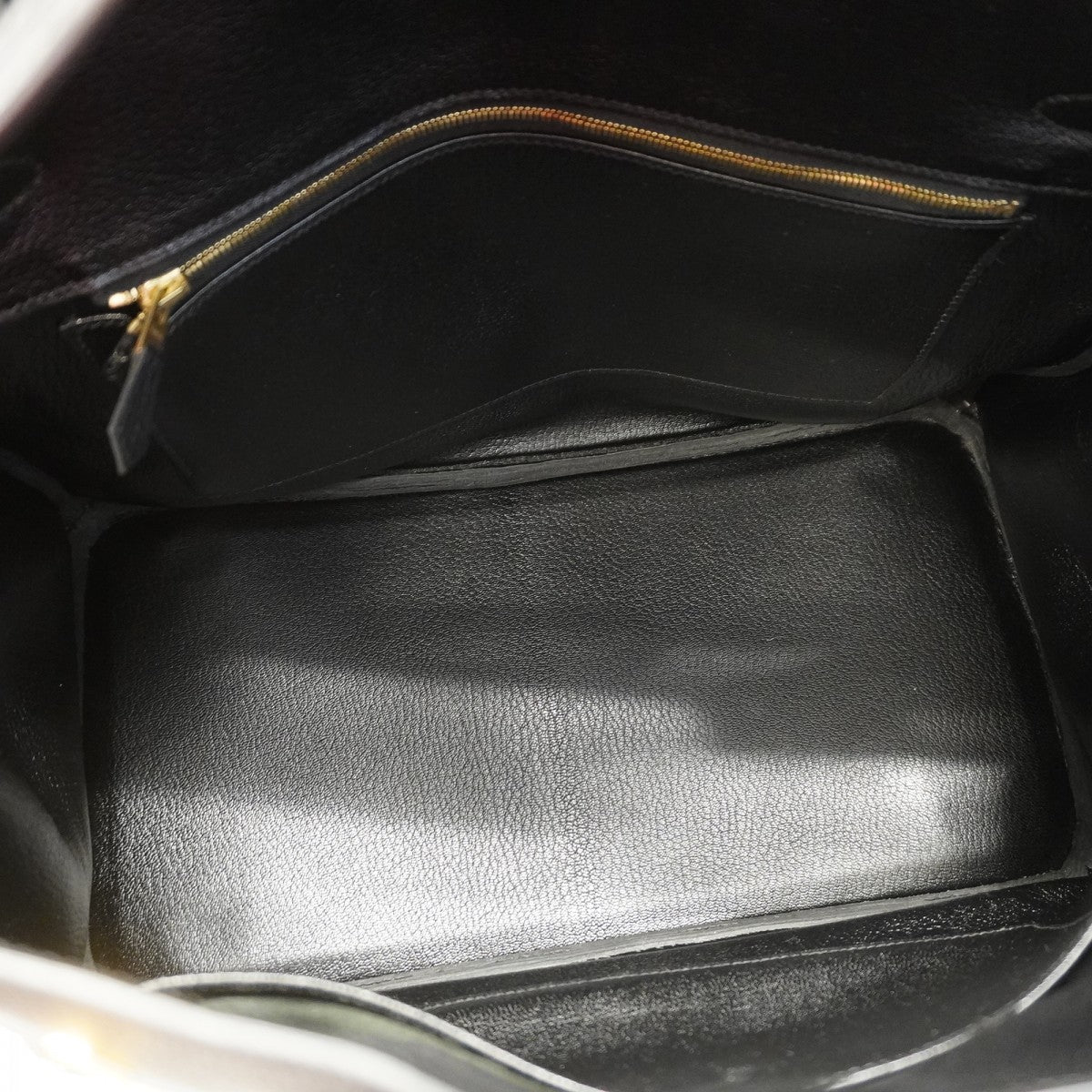 【5ad3909-g】エルメス ハンドバッグ バーキン35 トゴ ブラック ゴールド金具 □E刻印【中古】レディース
