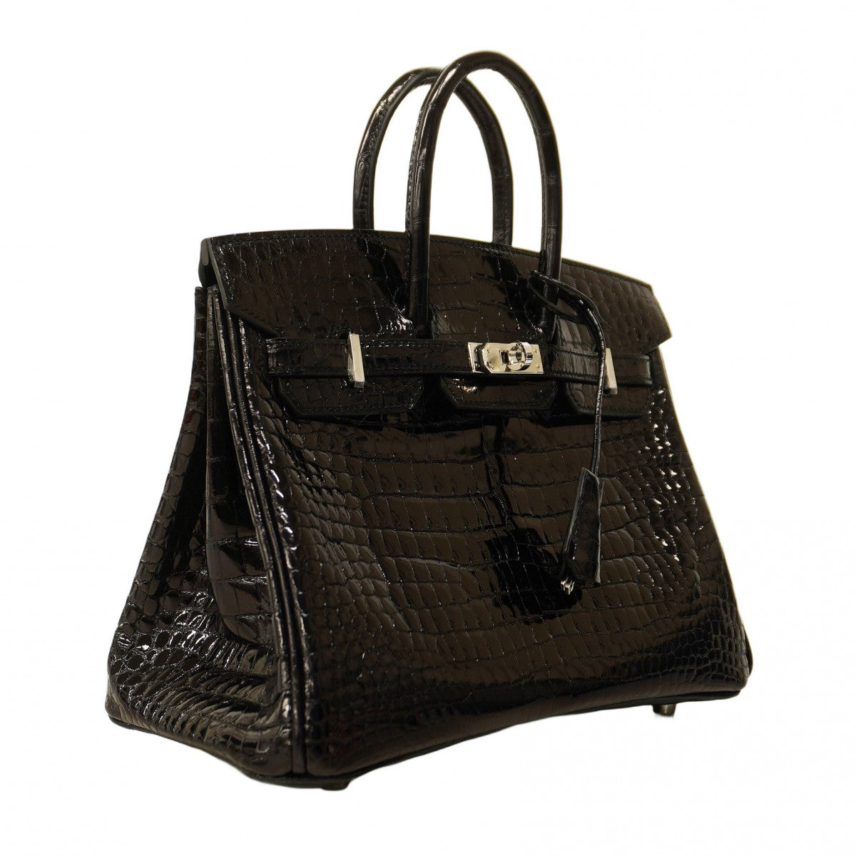 ★最終価格★SALE【5ae4725-e-g】エルメス ハンドバッグ バーキン25 ポロサス ブラック シルバー金具 B刻印【中古】レディース
