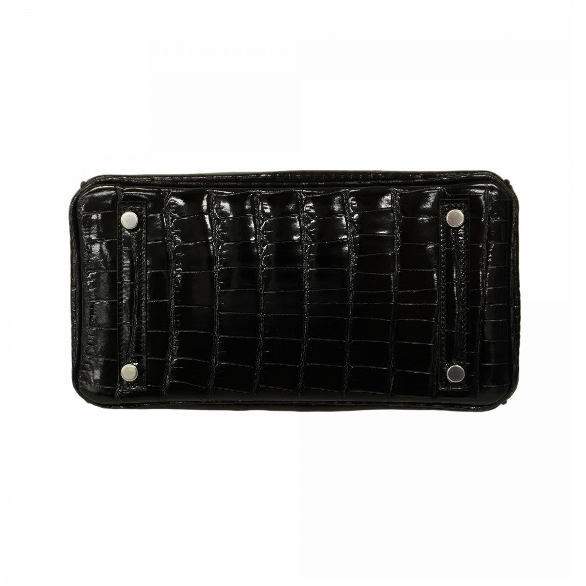 ★最終価格★SALE【5ae4725-e-g】エルメス ハンドバッグ バーキン25 ポロサス ブラック シルバー金具 B刻印【中古】レディース