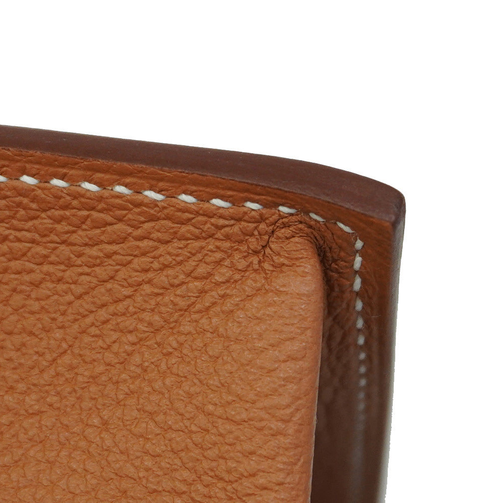 ★最終価格★SALE【5bd4243-g】エルメス ショルダーバッグ ケリーダンス2 ヴェルソ エバーカラー ゴールド ディープブルー シルバー金具 W刻印【中古】レディース