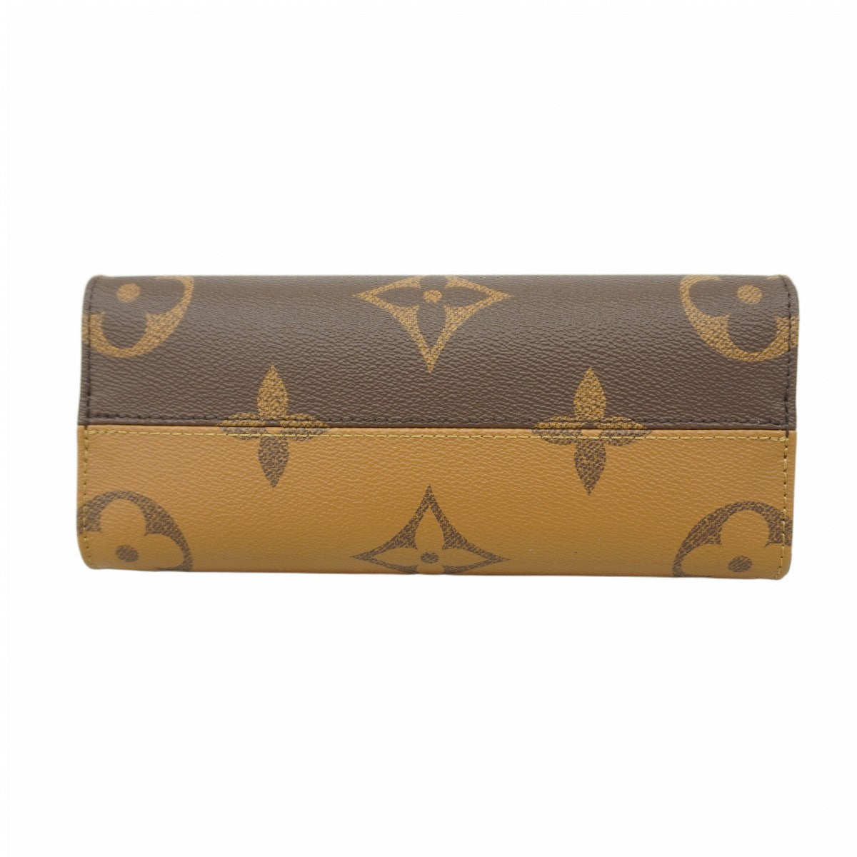 【5fa1335】ルイヴィトン ハンドバッグ モノグラム・リバース/モノグラム・ジャイアント オンザゴーPM M46373 ブラウン【中古】レディース