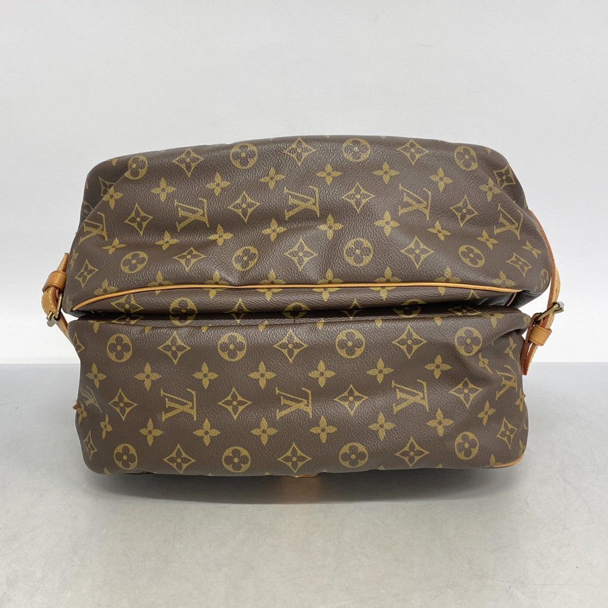 【5gd5285-h】ルイヴィトン ショルダーバッグ モノグラム ソミュール35 M42254 ブラウン【中古】レディース