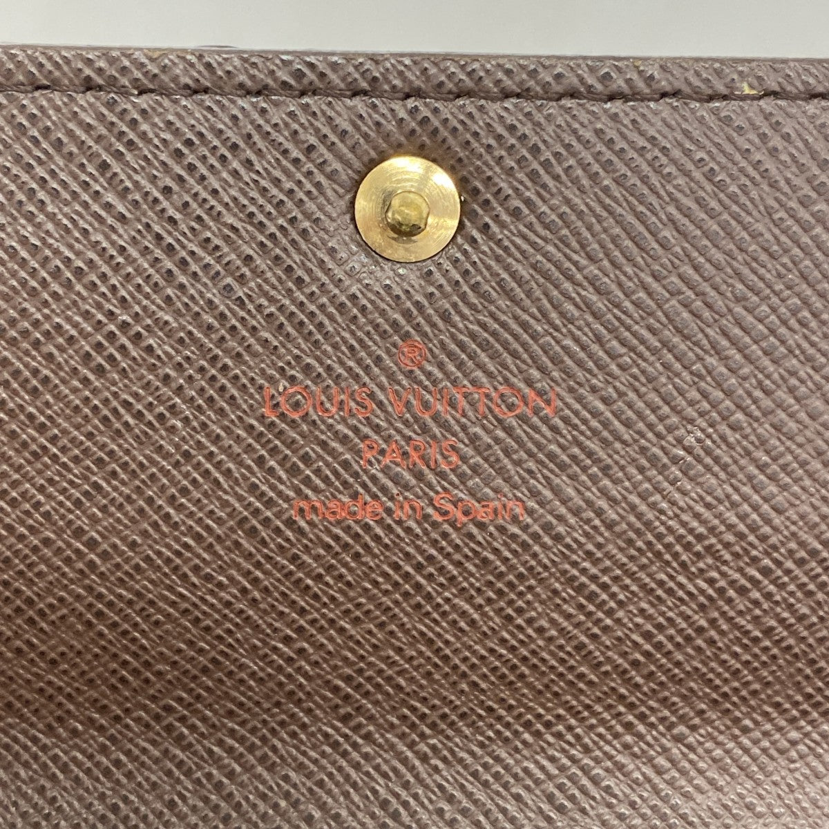 【5gd5336-h】ルイヴィトン 長財布 ダミエ ポルトモネクレディ N61726 エベヌ【中古】レディース