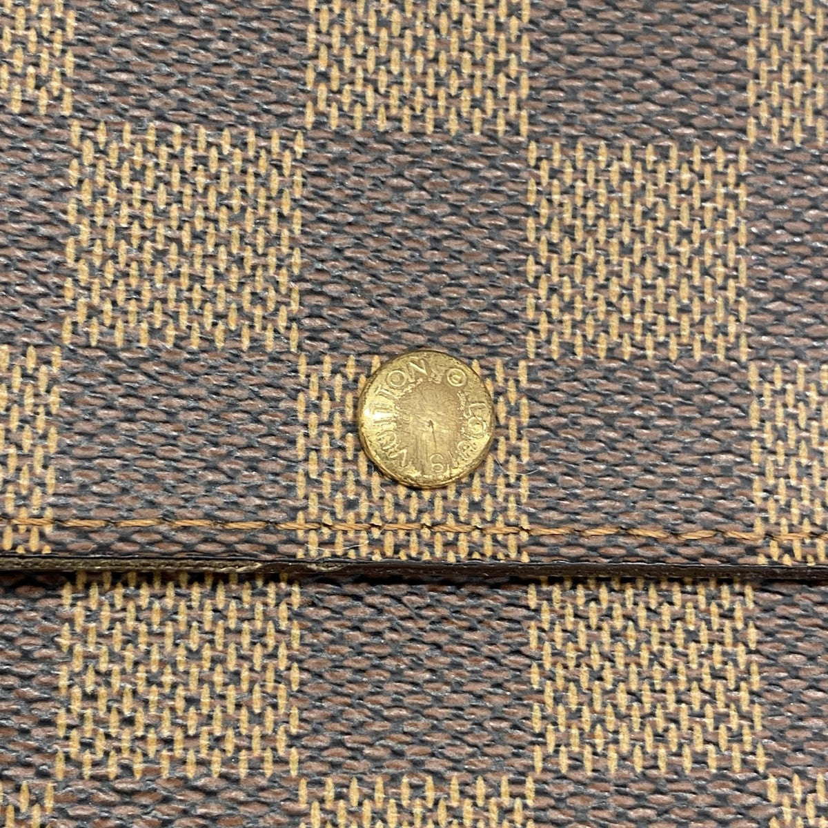 【5gd5336-h】ルイヴィトン 長財布 ダミエ ポルトモネクレディ N61726 エベヌ【中古】レディース
