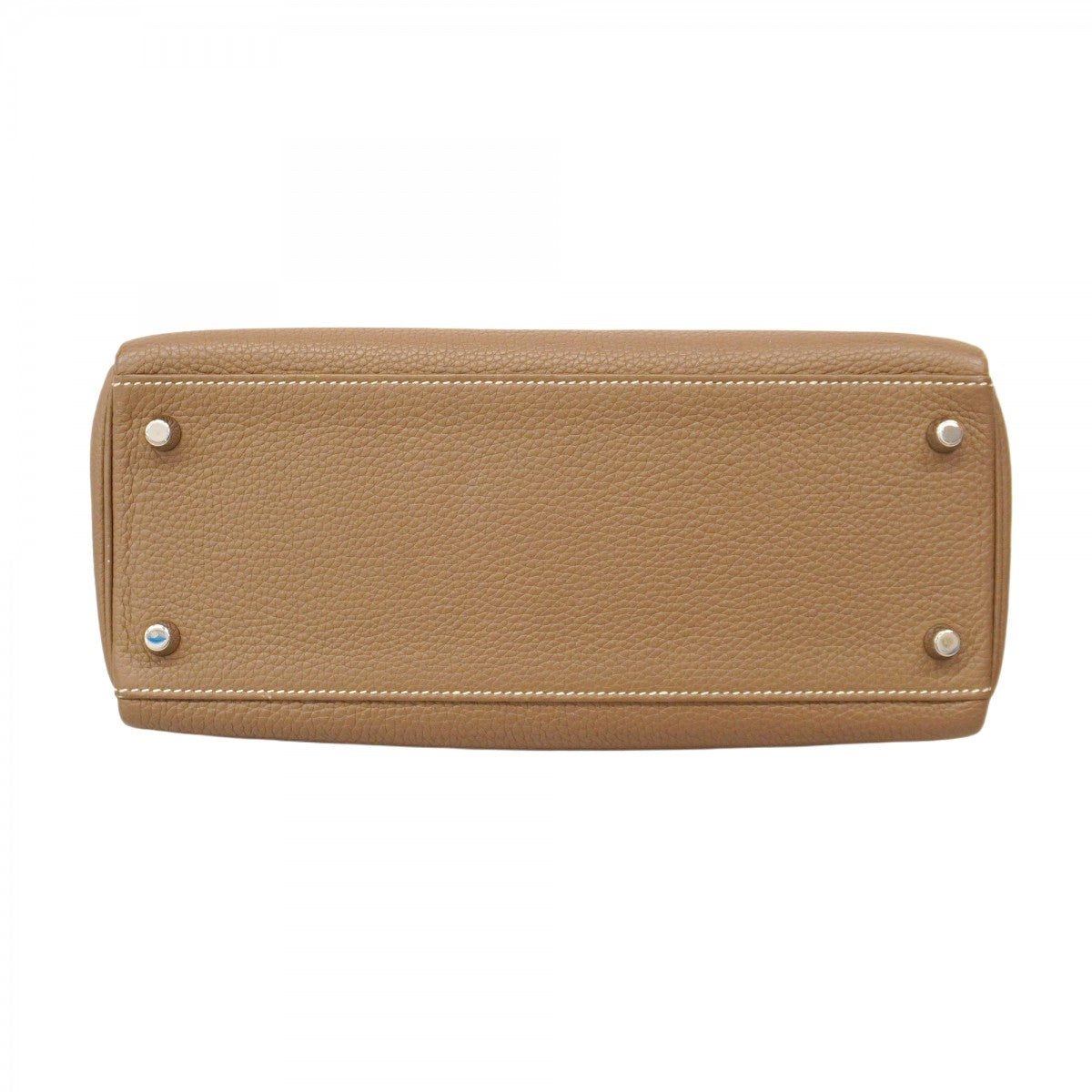 ★最終価格★SALE【5gd4364-e】エルメス ハンドバッグ ケリー28 トゴ エトゥープ シルバー金具 D刻印【中古】レディース
