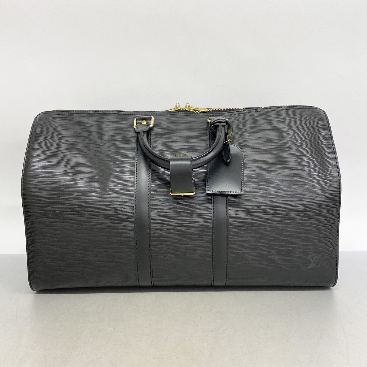 【5gd5180-h】ルイヴィトン ボストンバッグ エピ キーポル45 M59152 ノワール【中古】メンズ レディース ユニセックス