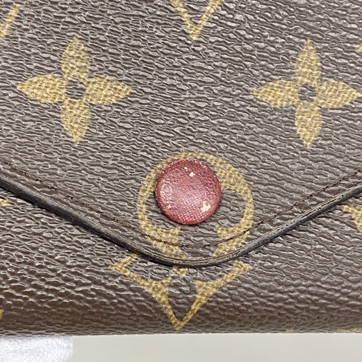 【5gd5232-h】ルイヴィトン 三つ折り長財布 モノグラム ポルトフォイユジョセフィーヌ M60708 ブラウン【中古】レディース