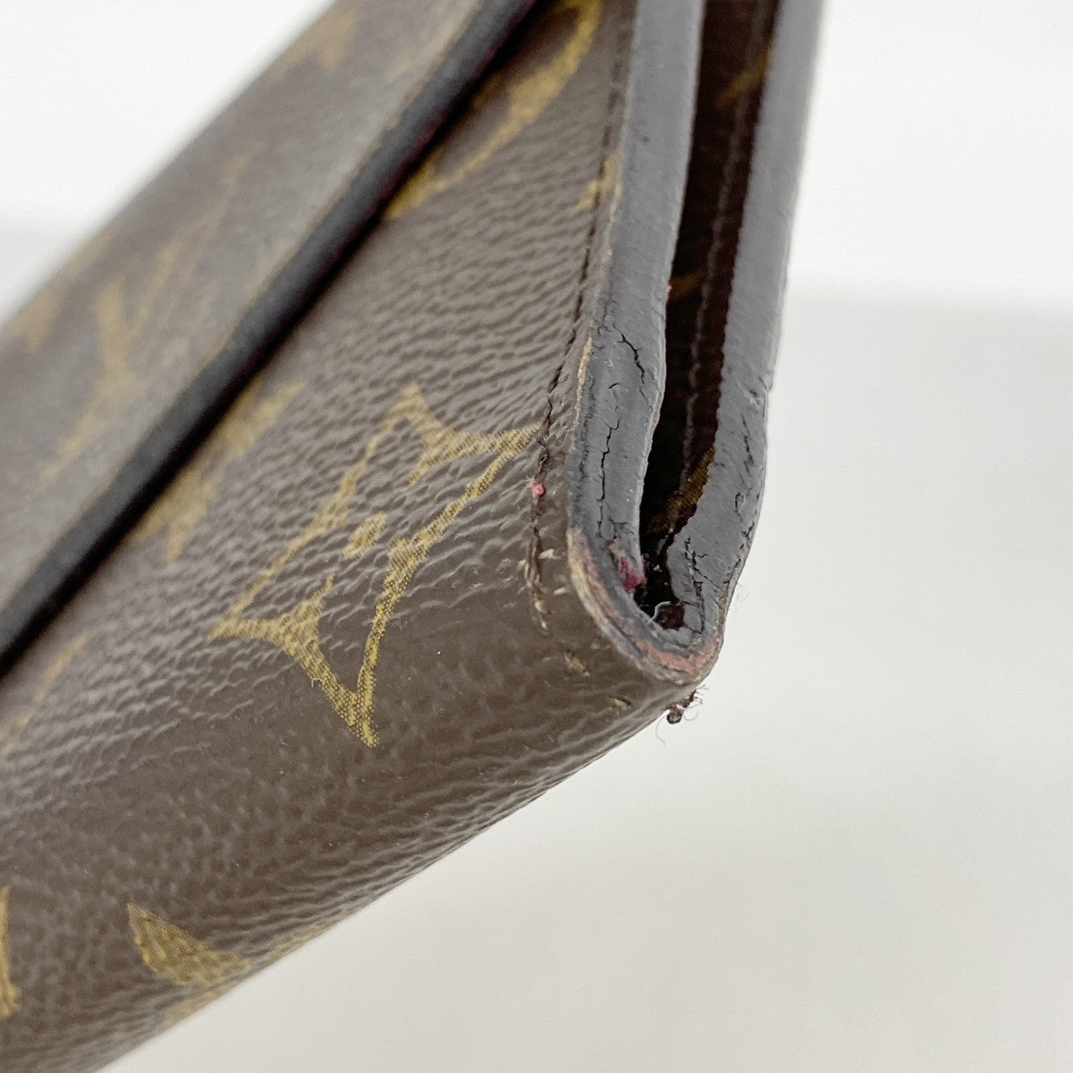 【5gd5232-h】ルイヴィトン 三つ折り長財布 モノグラム ポルトフォイユジョセフィーヌ M60708 ブラウン【中古】レディース