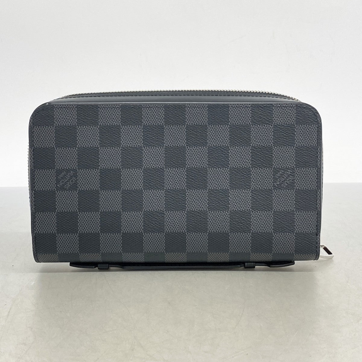 【5gd5240-h】ルイヴィトン 長財布 ダミエ・グラフィット ジッピーXL N41503 ブラック【中古】メンズ