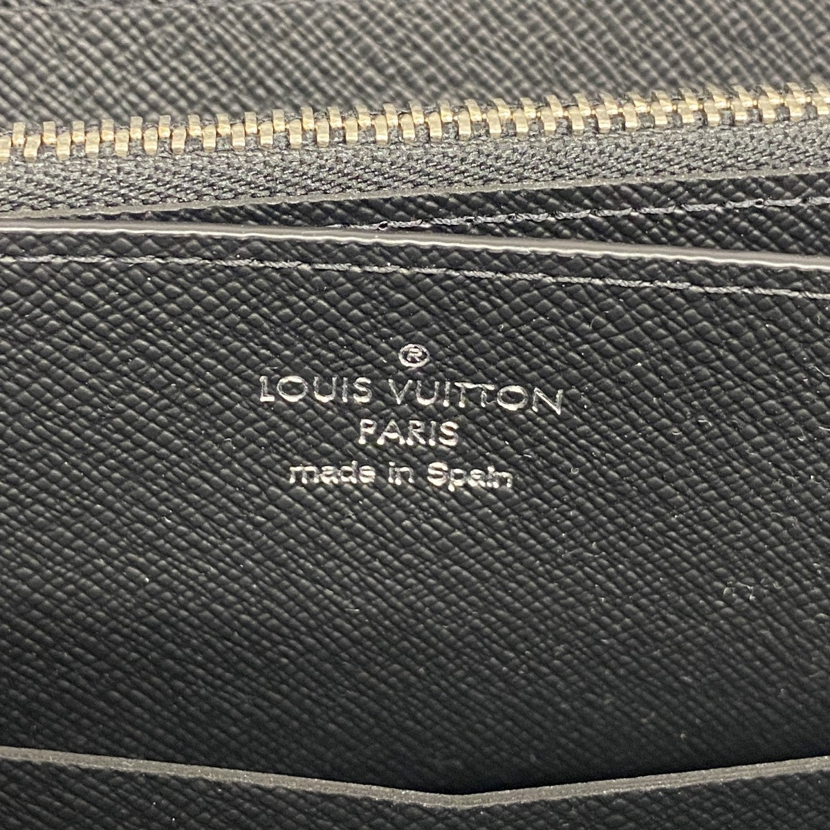 【5gd5240-h】ルイヴィトン 長財布 ダミエ・グラフィット ジッピーXL N41503 ブラック【中古】メンズ