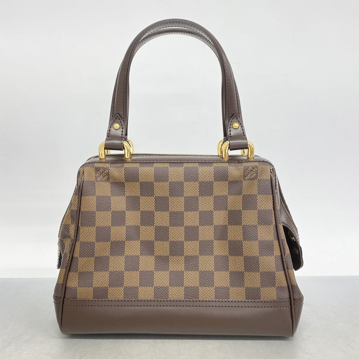 【5gd5244-h】ルイヴィトン ハンドバッグ ダミエ ナイツブリッジ N51201 エベヌ【中古】レディース