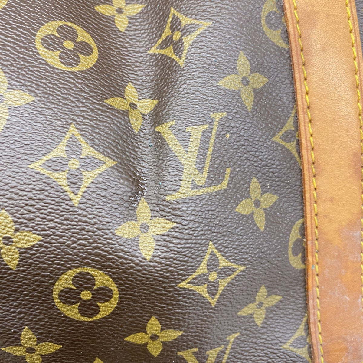 【5gd5275-h】ルイヴィトン ボストンバッグ モノグラム キーポル50 M41426 ブラウン【中古】メンズ レディース ユニセックス