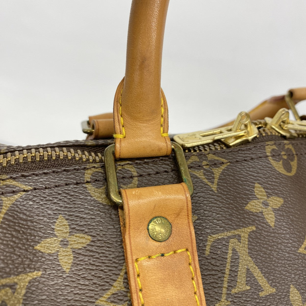 【5gd5275-h】ルイヴィトン ボストンバッグ モノグラム キーポル50 M41426 ブラウン【中古】メンズ レディース ユニセックス