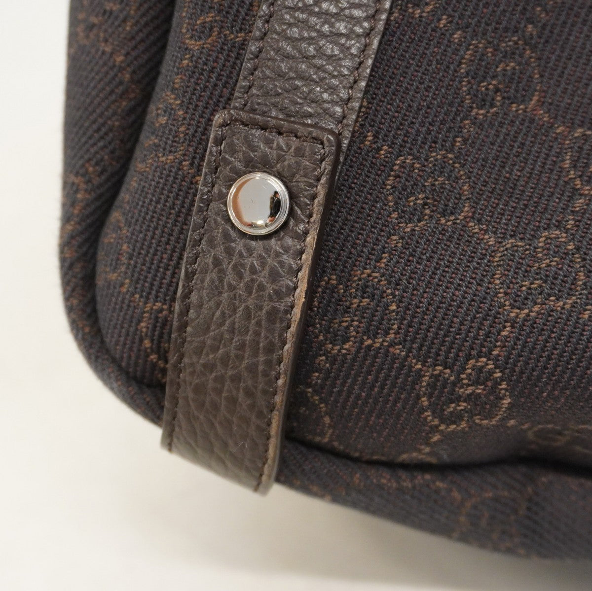 【5gd5279-h】グッチ トートバッグ アビー 293578 デニム ブラック シルバー金具【中古】レディース