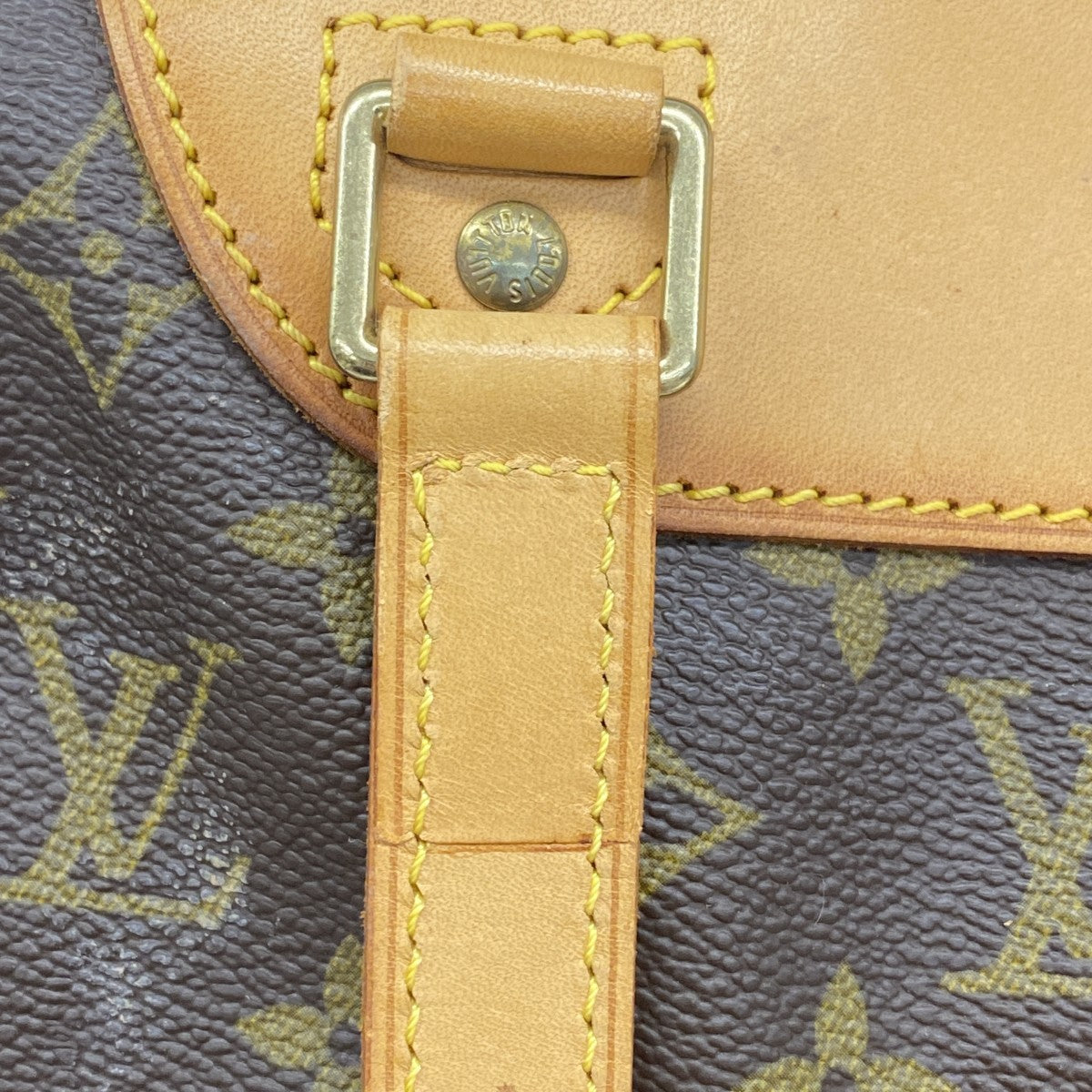 【5gd5302-h】ルイヴィトン ハンドバッグ モノグラム エクスキュルシオン M41450 ブラウン【中古】レディース