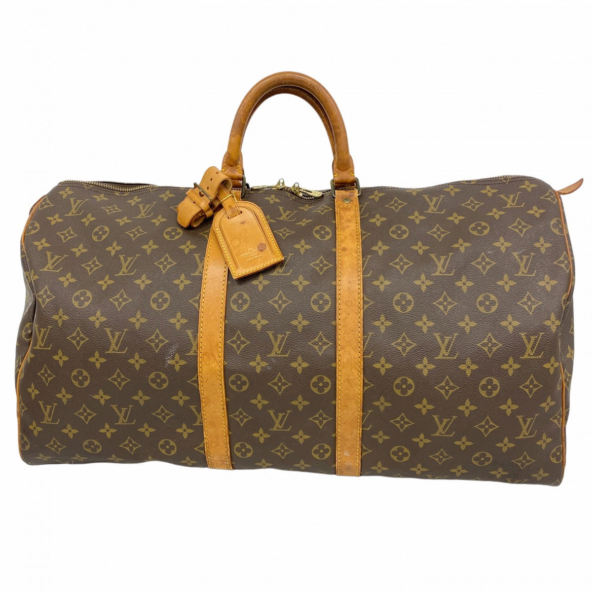 ★SALE【5gd5319-h】ルイヴィトン ボストンバッグ モノグラム キーポル55 M41424 ブラウン【中古】メンズ レディース ユニセックス