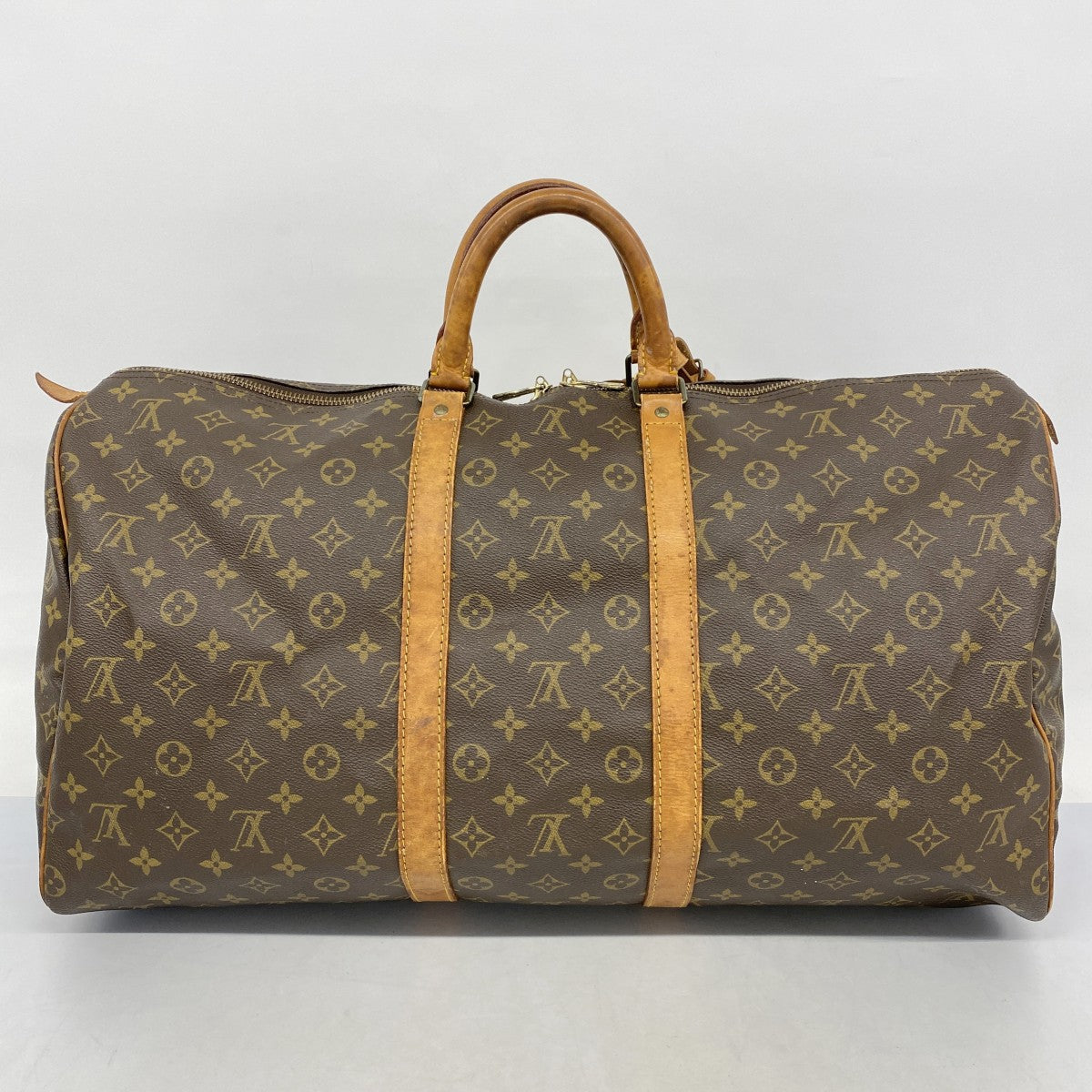 ★SALE【5gd5319-h】ルイヴィトン ボストンバッグ モノグラム キーポル55 M41424 ブラウン【中古】メンズ レディース ユニセックス