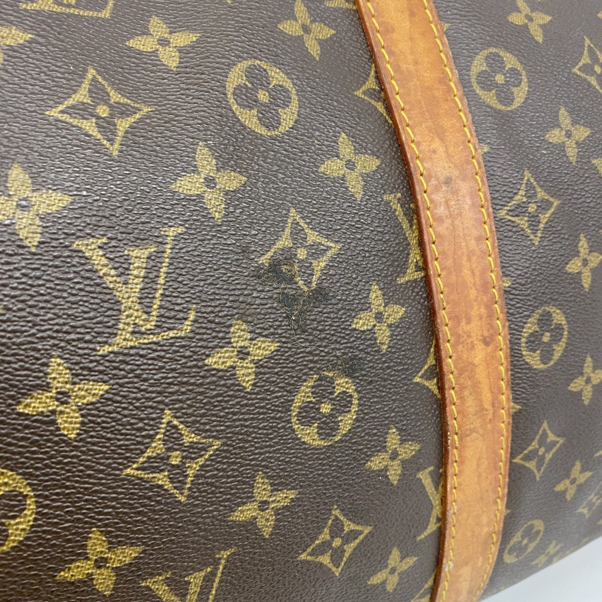★SALE【5gd5319-h】ルイヴィトン ボストンバッグ モノグラム キーポル55 M41424 ブラウン【中古】メンズ レディース ユニセックス