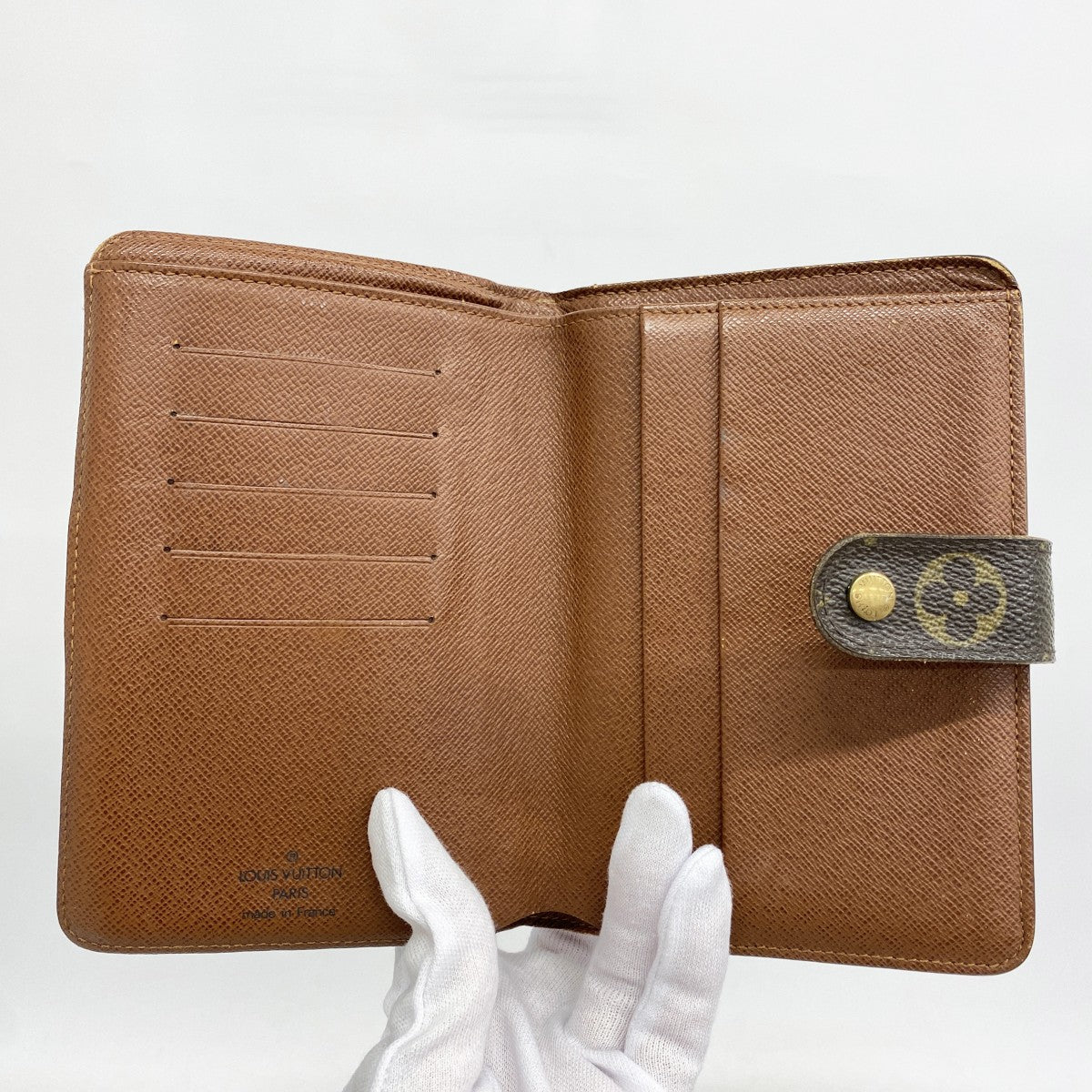 【5gd5347-h】ルイヴィトン 財布 モノグラム ポルトパピエジップ M61207 ブラウン【中古】メンズ レディース ユニセックス