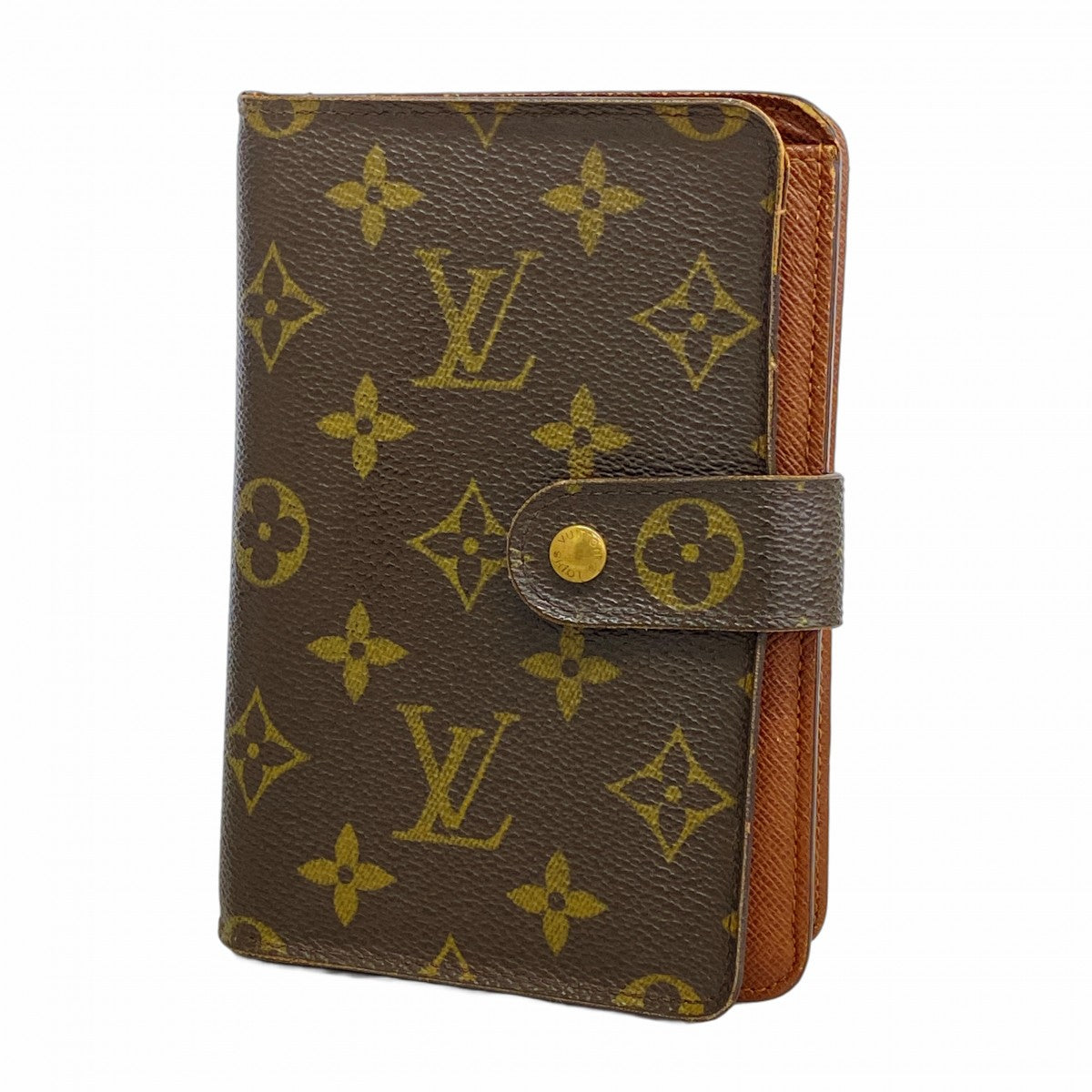 【5gd5347-h】ルイヴィトン 財布 モノグラム ポルトパピエジップ M61207 ブラウン【中古】メンズ レディース ユニセックス