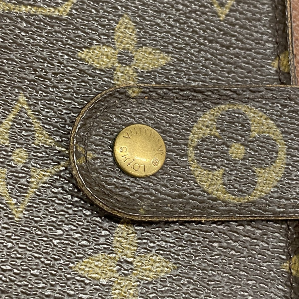 【5gd5347-h】ルイヴィトン 財布 モノグラム ポルトパピエジップ M61207 ブラウン【中古】メンズ レディース ユニセックス