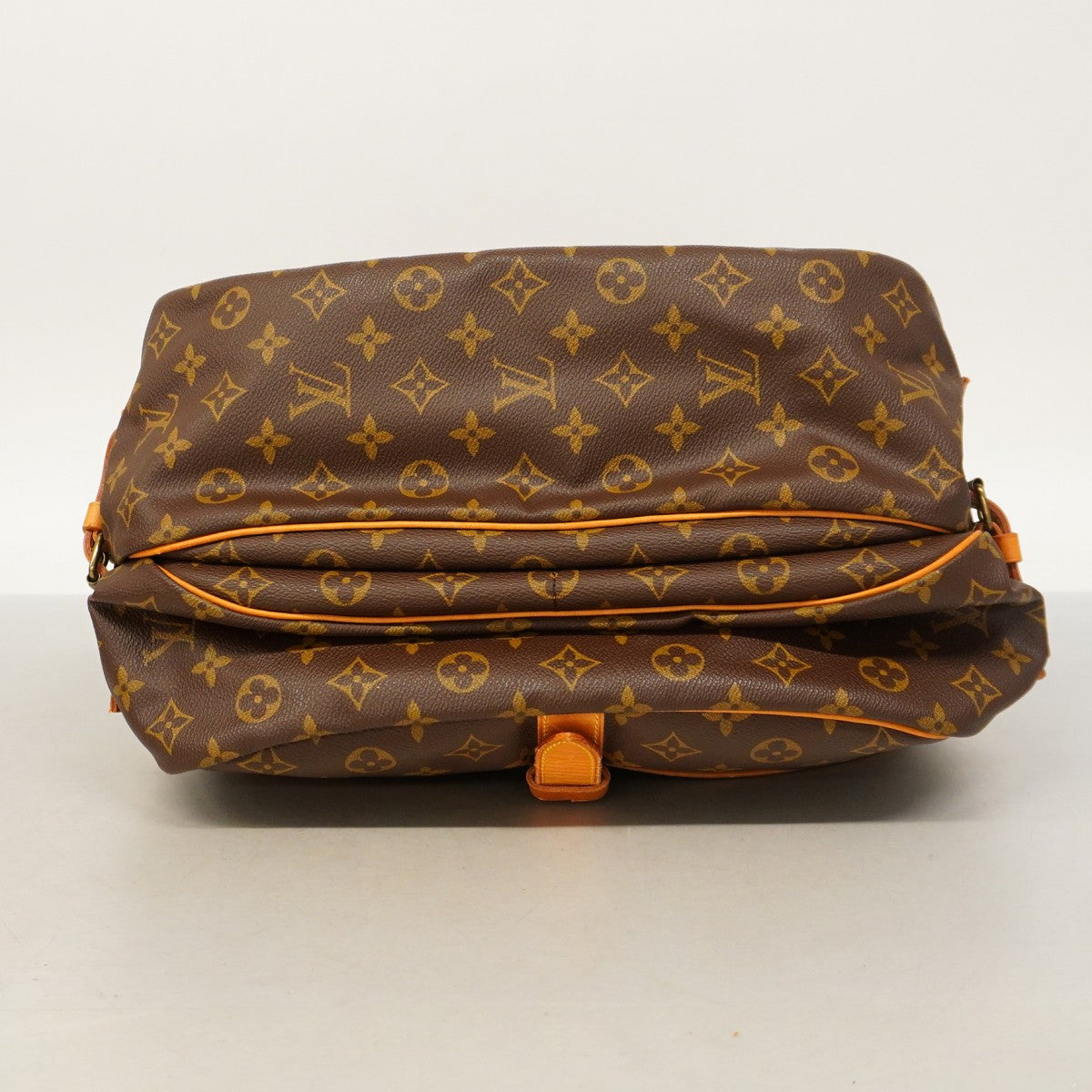 【5gd5358-h】ルイヴィトン ショルダーバッグ モノグラム ソミュール35 M42254 ブラウン【中古】レディース