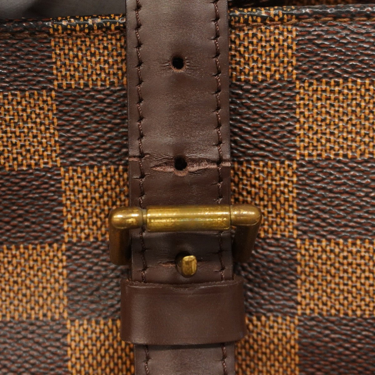 【5gd5359-h】ルイヴィトン トートバッグ ダミエ チェルシー N51119 エベヌ【中古】レディース