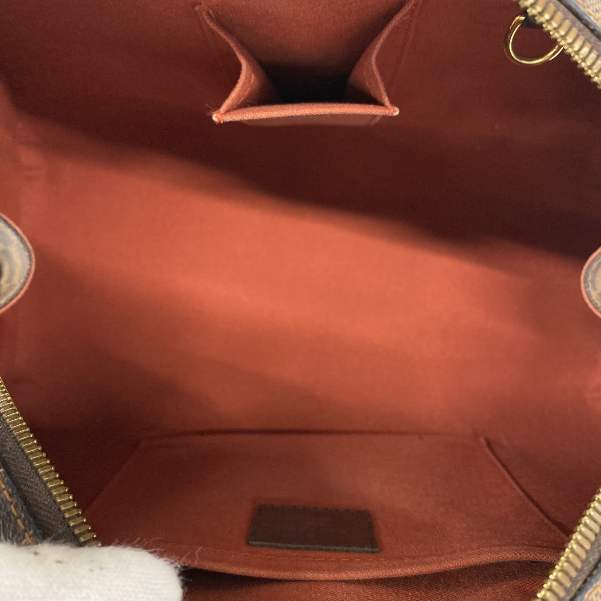 【5gd5371-h】ルイヴィトン ハンドバッグ ダミエ リベラMM N41434 エベヌ【中古】レディース