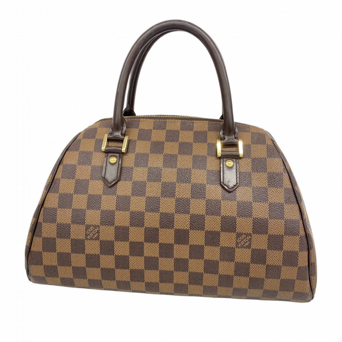 【5gd5371-h】ルイヴィトン ハンドバッグ ダミエ リベラMM N41434 エベヌ【中古】レディース