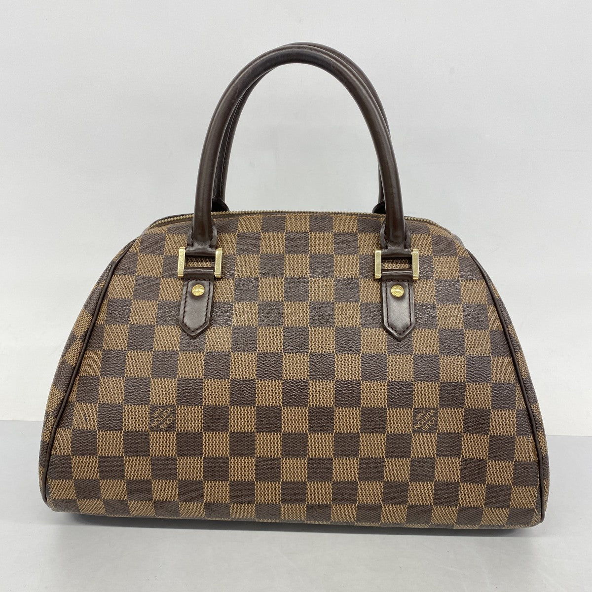 【5gd5371-h】ルイヴィトン ハンドバッグ ダミエ リベラMM N41434 エベヌ【中古】レディース
