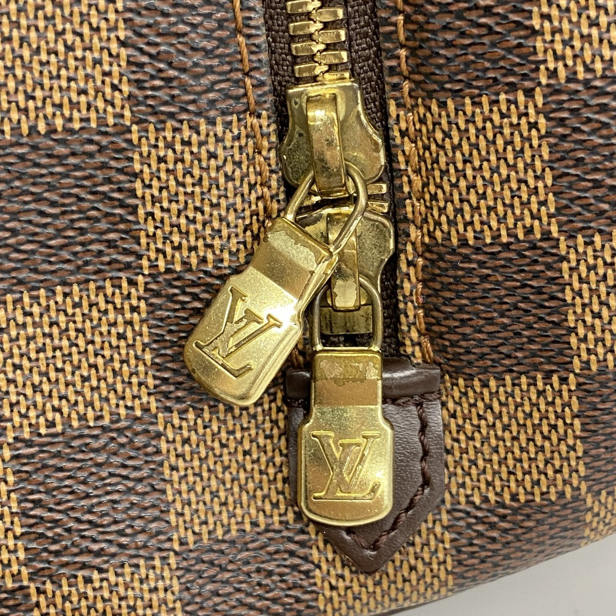 【5gd5371-h】ルイヴィトン ハンドバッグ ダミエ リベラMM N41434 エベヌ【中古】レディース
