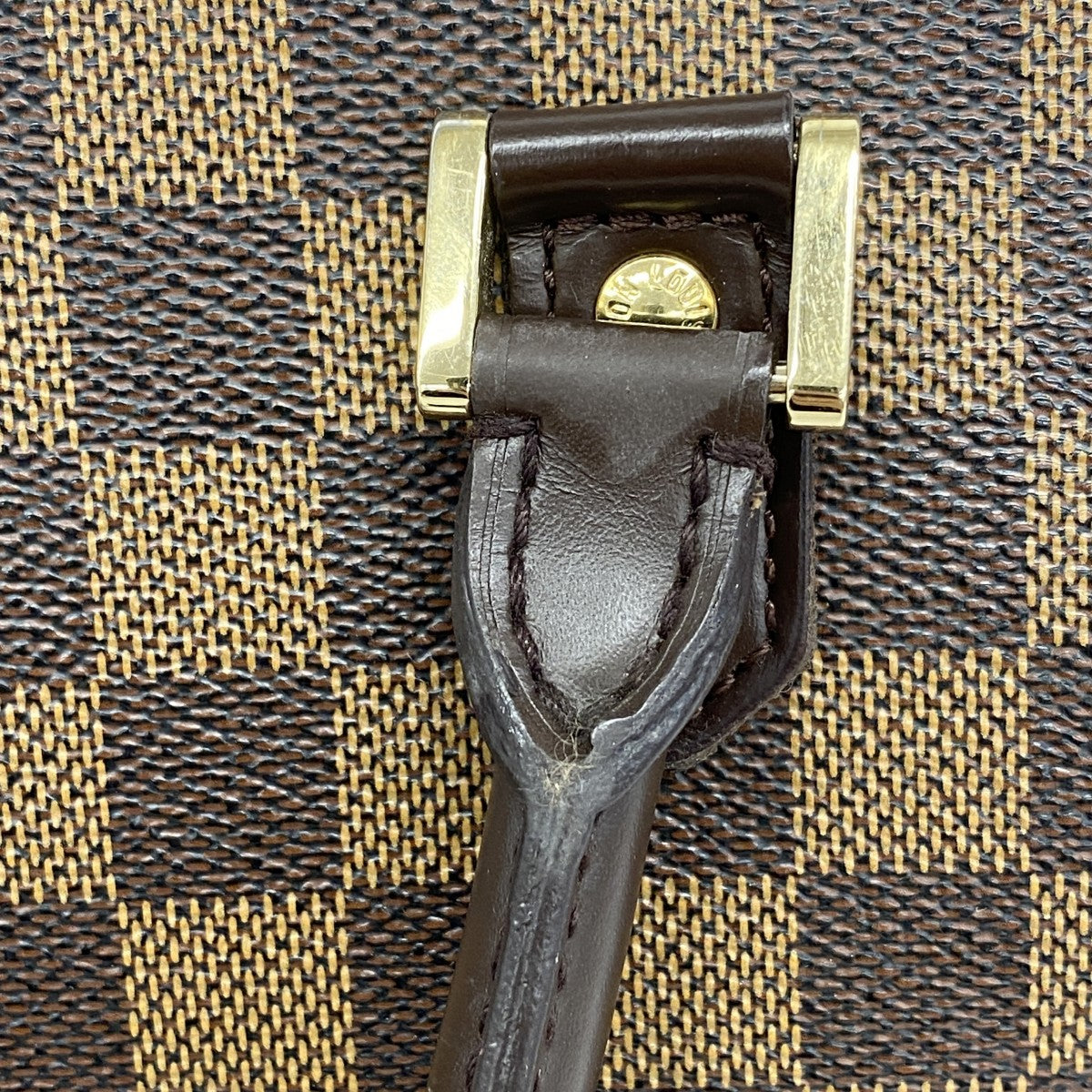 【5gd5371-h】ルイヴィトン ハンドバッグ ダミエ リベラMM N41434 エベヌ【中古】レディース