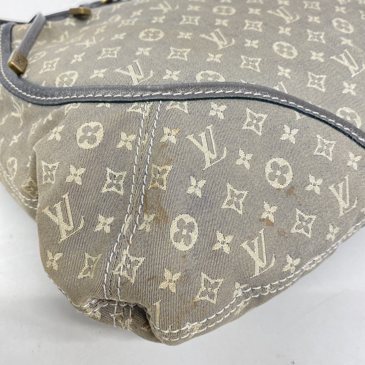 ★SALE【5gd5378-h】ルイヴィトン ショルダーバッグ マノンMM M95618 プラティーヌ【中古】レディース