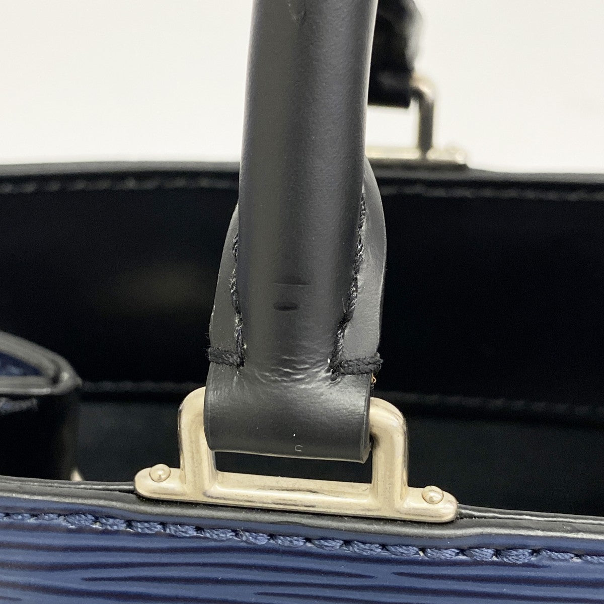 【5gd5393-h】ルイヴィトン ハンドバッグ エピ クレベールMM M51323 ネイビー【中古】レディース