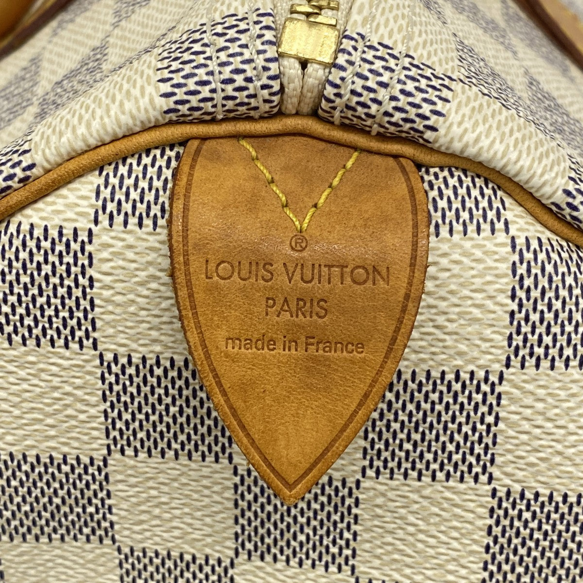 【5gd5403-b-h】ルイヴィトン ハンドバッグ ダミエ・アズール スピーディ30 N41533 ホワイト【中古】レディース